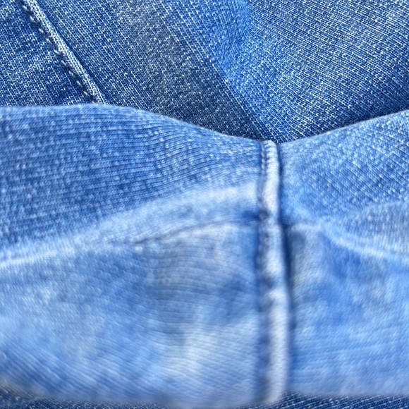 Quacker Factory DreamJeannes Pull-On Slim Leg Pants Pearl Rhinestone Trim SZ MED - Picture 8 of 11